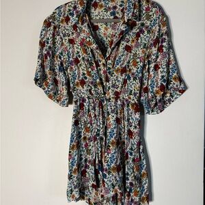 Topshop Multicolor Floral romper